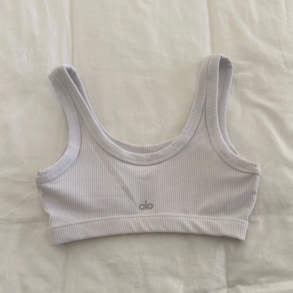Alo Wellness Bra White - Picture 4 of 5